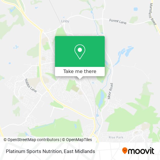 Platinum Sports Nutrition map