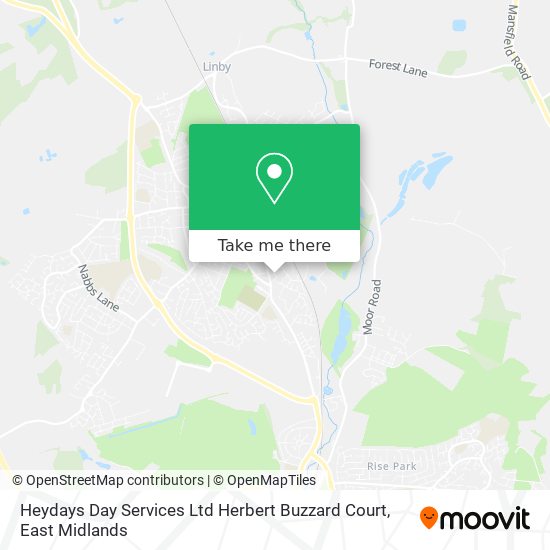 Heydays Day Services Ltd Herbert Buzzard Court map