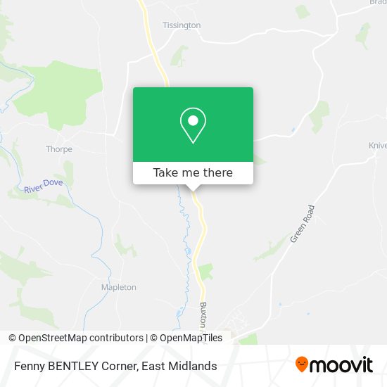 Fenny BENTLEY Corner map
