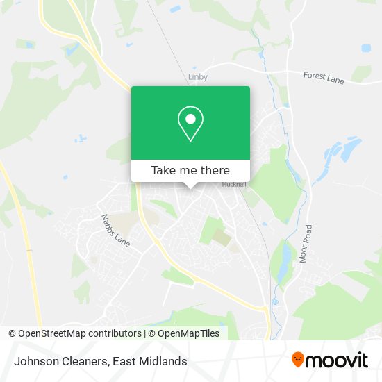 Johnson Cleaners map