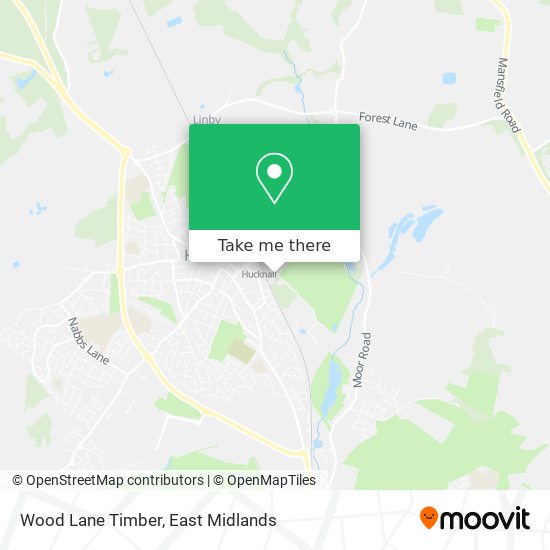 Wood Lane Timber map