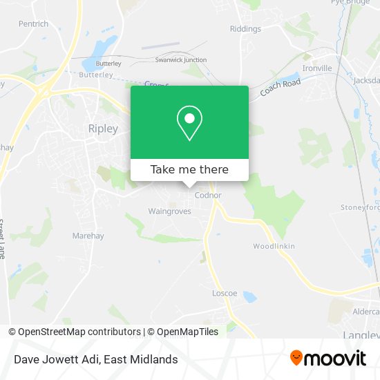 Dave Jowett Adi map