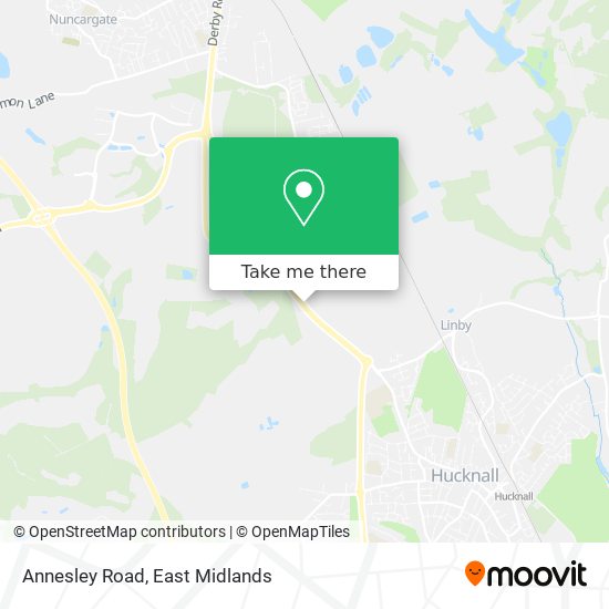 Annesley Road map