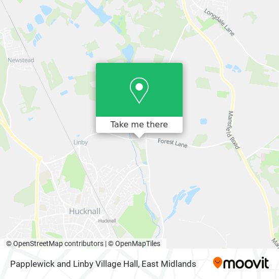 Papplewick and Linby Village Hall map