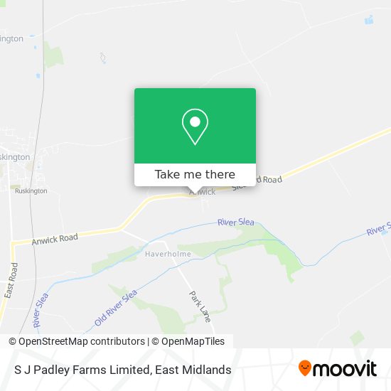 S J Padley Farms Limited map
