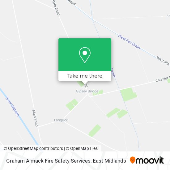 Graham Almack Fire Safety Services map