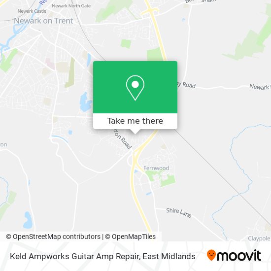 Keld Ampworks Guitar Amp Repair map