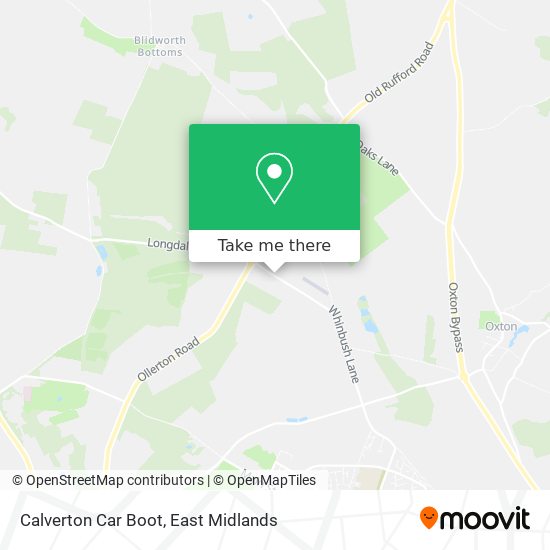 Calverton Car Boot map