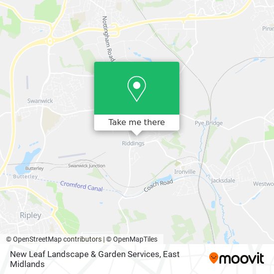 New Leaf Landscape & Garden Services map