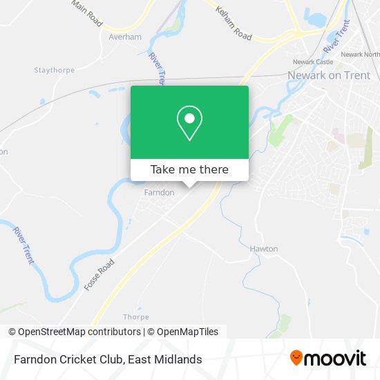 Farndon Cricket Club map