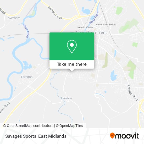 Savages Sports map