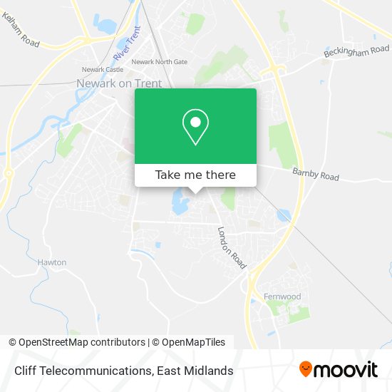 Cliff Telecommunications map