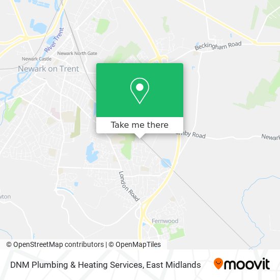 DNM Plumbing & Heating Services map