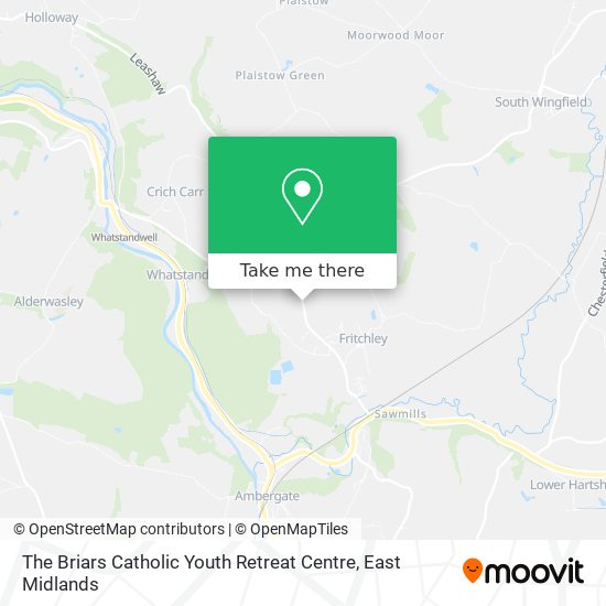The Briars Catholic Youth Retreat Centre map