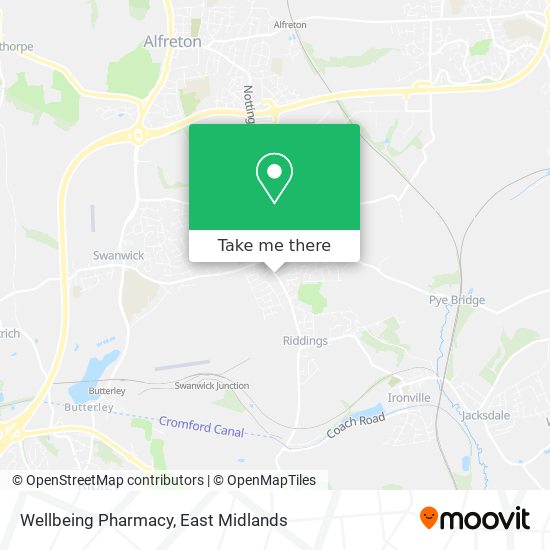 Wellbeing Pharmacy map