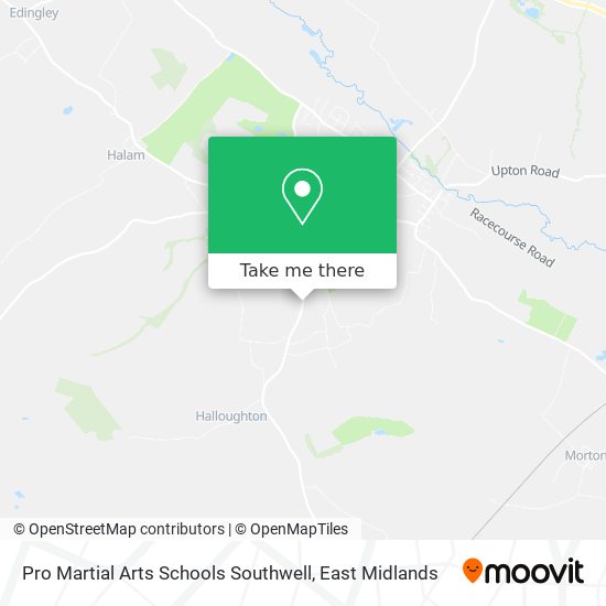 Pro Martial Arts Schools Southwell map