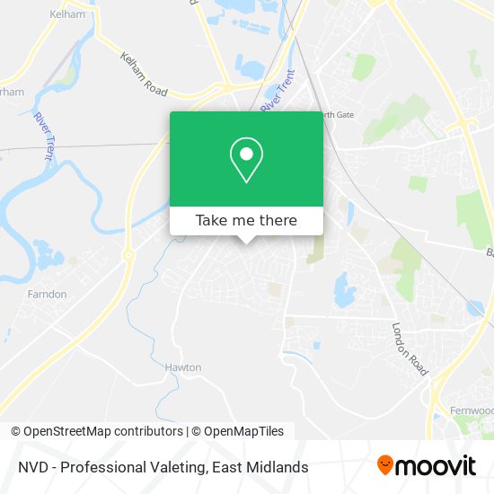 NVD - Professional Valeting map