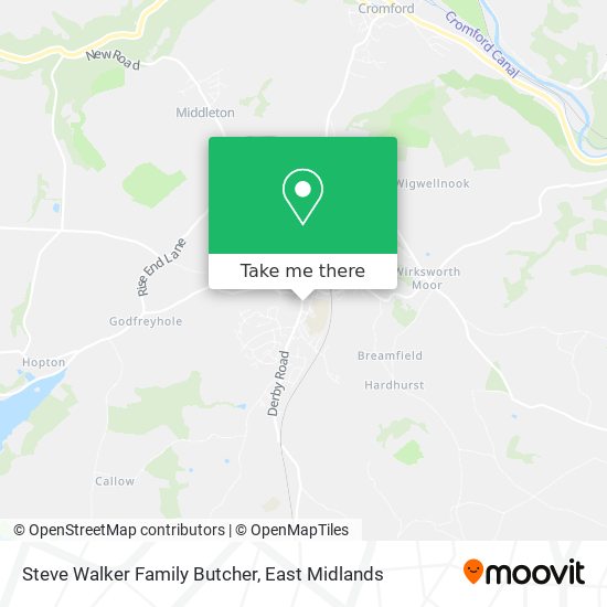 Steve Walker Family Butcher map