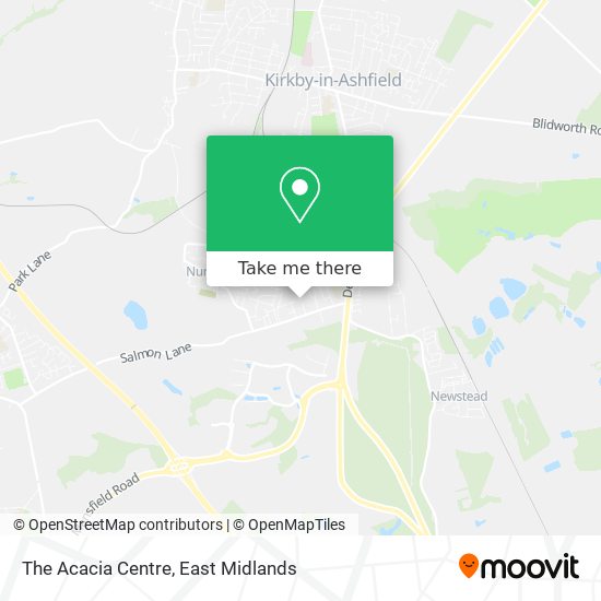 The Acacia Centre map