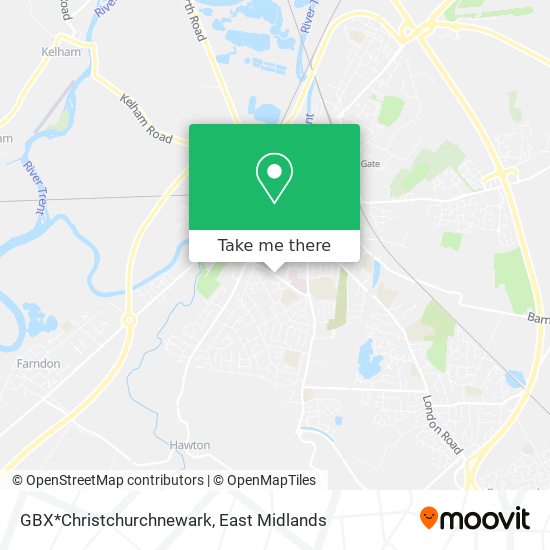 GBX*Christchurchnewark map