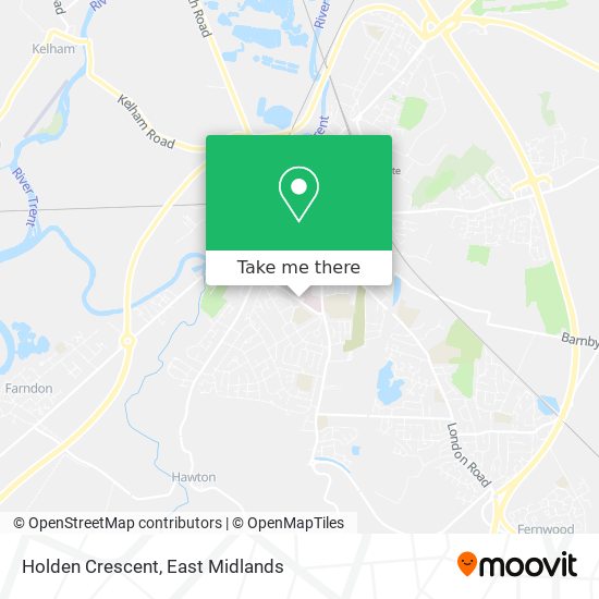 Holden Crescent map