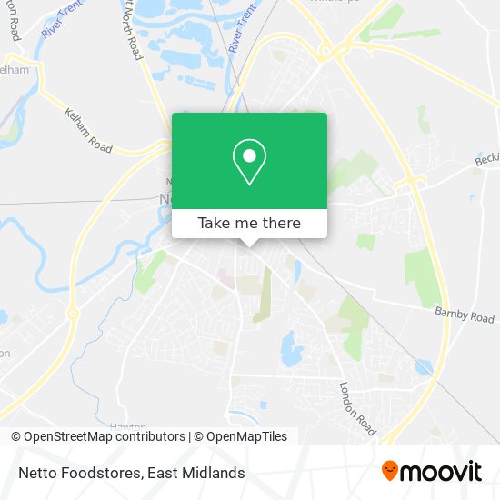 Netto Foodstores map