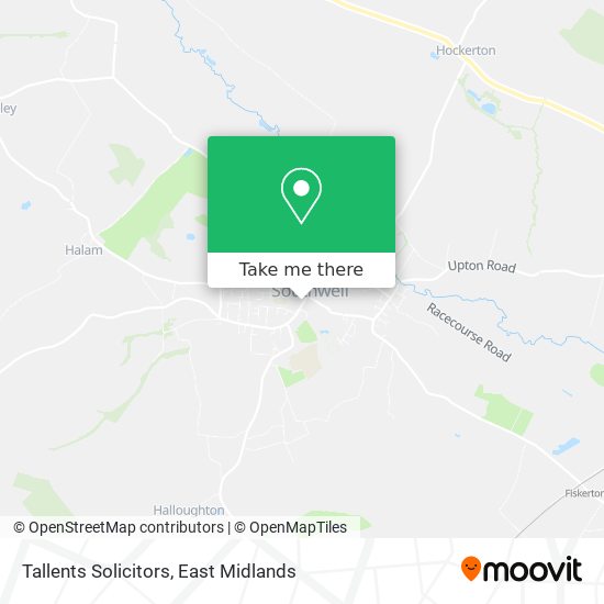 Tallents Solicitors map