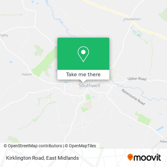 Kirklington Road map