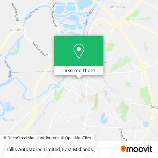 Tallis Autostores Limited map