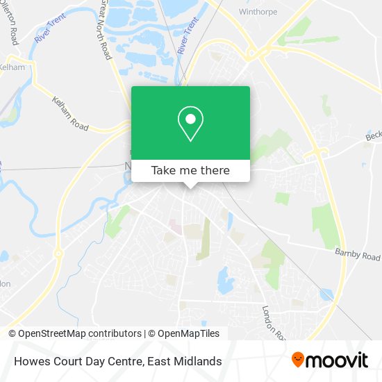 Howes Court Day Centre map