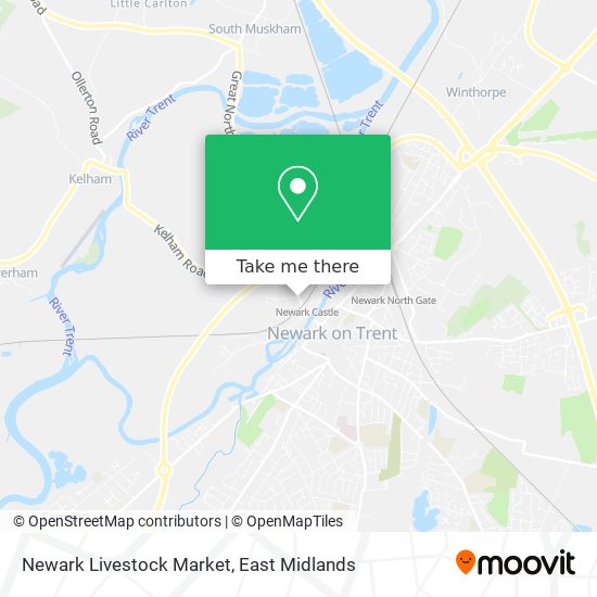 Newark Livestock Market map