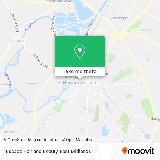 Escape Hair and Beauty map