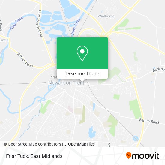 Friar Tuck map