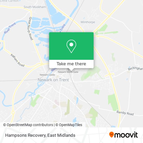 Hampsons Recovery map