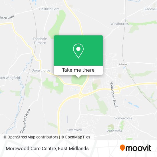 Morewood Care Centre map