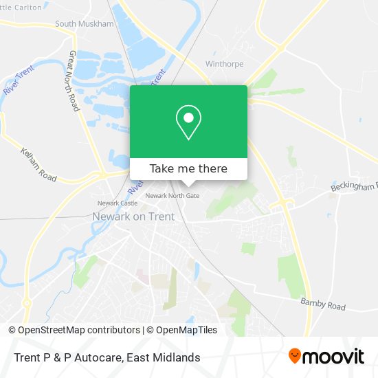 Trent P & P Autocare map