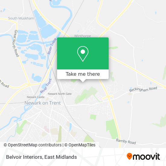 Belvoir Interiors map