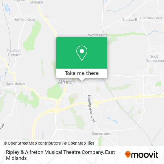 Ripley & Alfreton Musical Theatre Company map