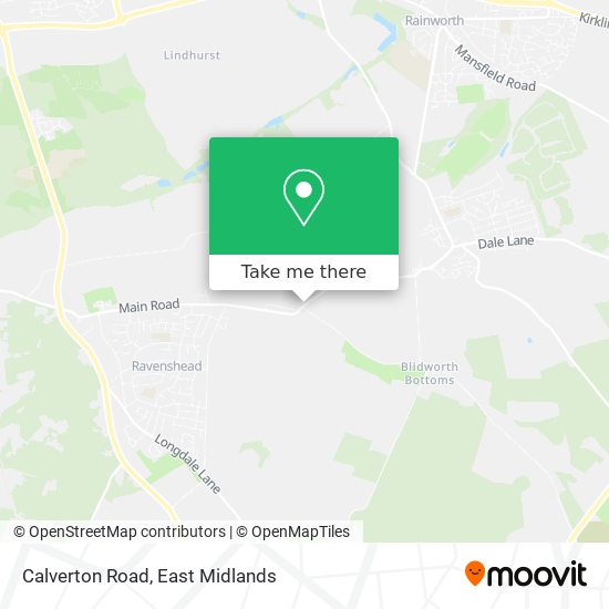 Calverton Road map