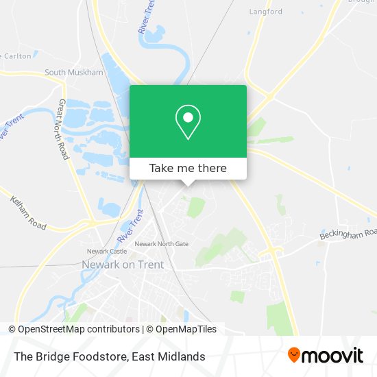 The Bridge Foodstore map