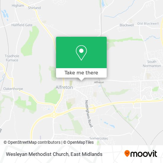 Wesleyan Methodist Church map