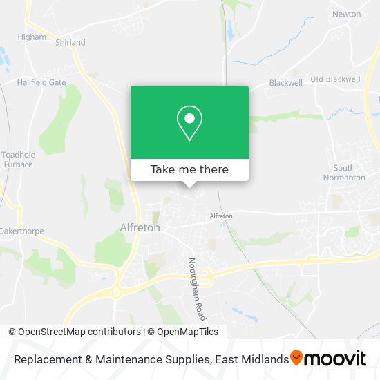 Replacement & Maintenance Supplies map