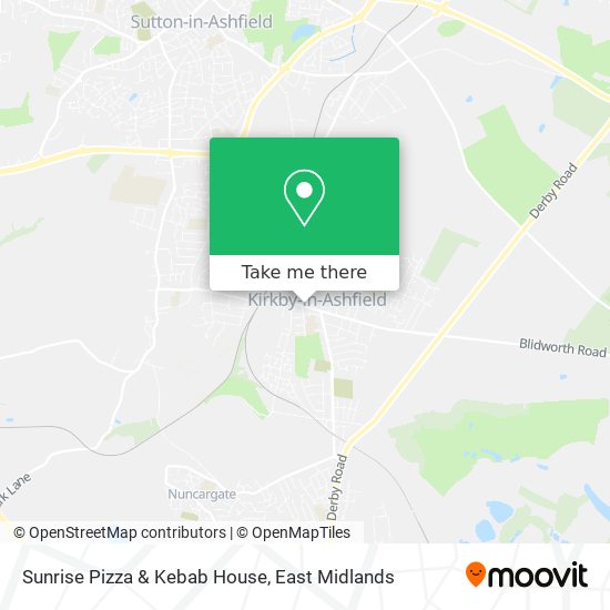 Sunrise Pizza & Kebab House map