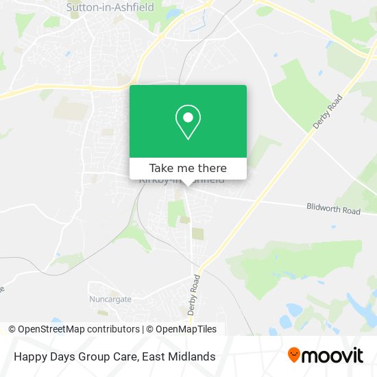 Happy Days Group Care map