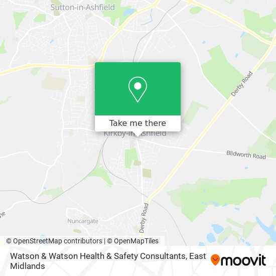 Watson & Watson Health & Safety Consultants map