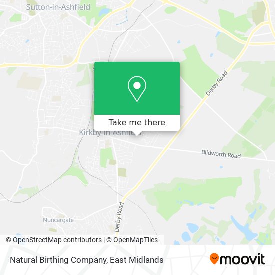 Natural Birthing Company map