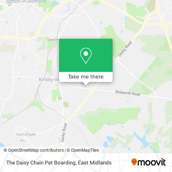 The Daisy Chain Pet Boarding map