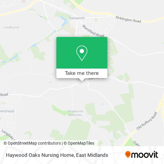 Haywood Oaks Nursing Home map