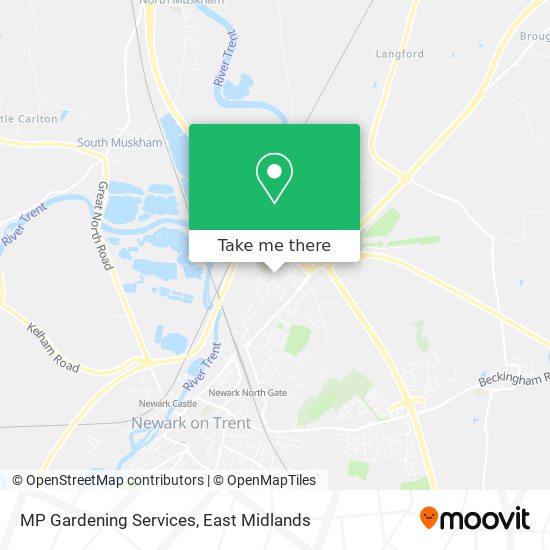 MP Gardening Services map