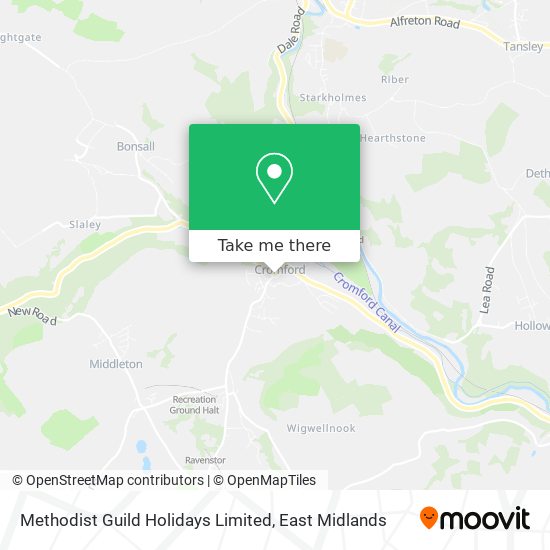 Methodist Guild Holidays Limited map